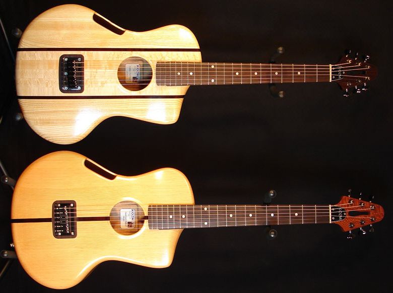 Guitar Blog KOZM VDC (Voodoo Child) series ergonomic acoustic guitars